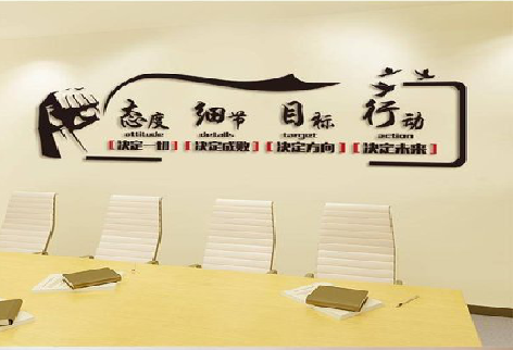 黔西企业文化墙主要展示什么？