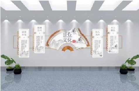 黔西企业文化墙设计的核心要素。