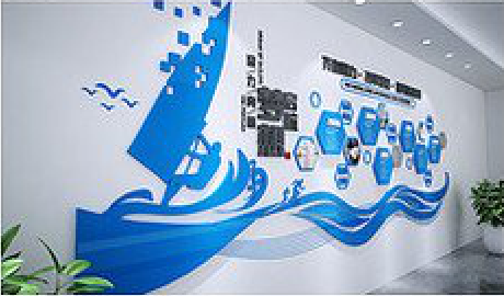 黔西海浪主题文化墙如何设计？