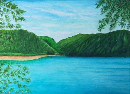 黔西在墙绘中，如何绘画绿水青山？