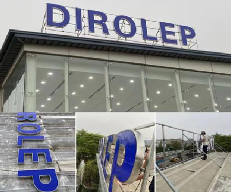 黔西楼顶发光字安装的注意事项。